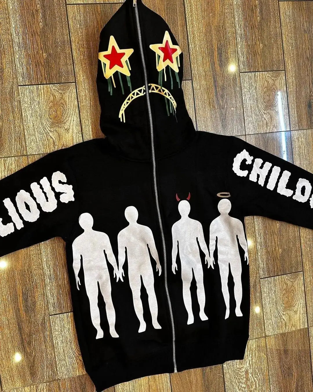 Rebellious Children Hoodie – Harajuku Retro Hip Hop Streetwear