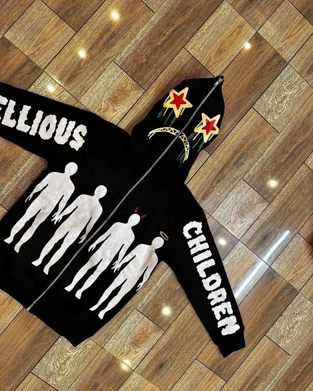 Rebellious Children Hoodie – Harajuku Retro Hip Hop Streetwear