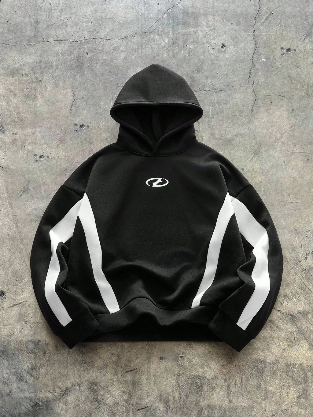 Casual Streetwear Hooded Sweatshirt for Spring & Fall, Comfortable Fashion Pullover