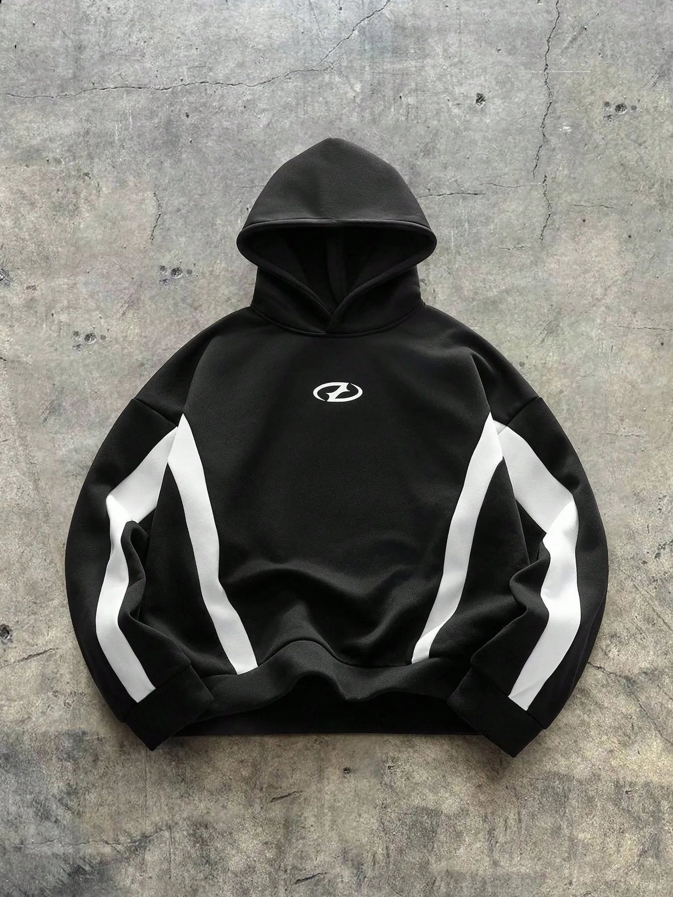 Casual Streetwear Hooded Sweatshirt for Spring & Fall, Comfortable Fashion Pullover