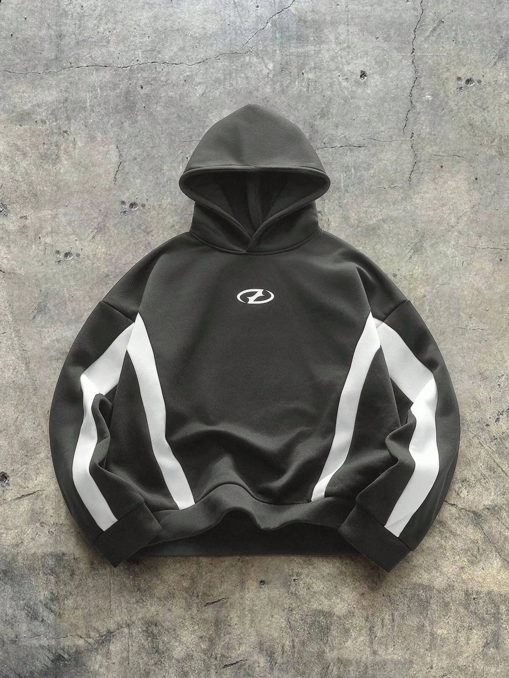 Casual Streetwear Hooded Sweatshirt for Spring & Fall, Comfortable Fashion Pullover